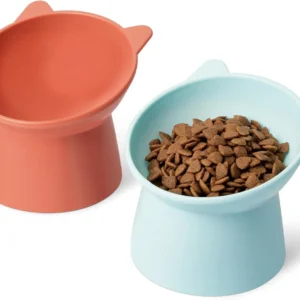Raised Cat Feeding Bowls